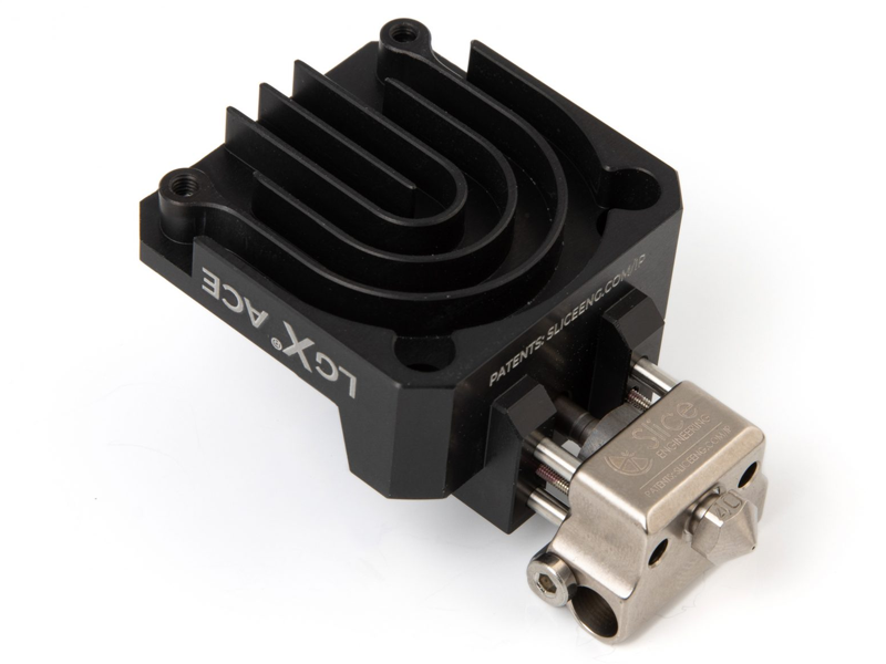 The LGX extruder and LGX ACE Mosquito hotend assembly